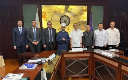 وزير الأوقاف في الفلبين يستعرض خطط تطوير التدريب والتأهيل القضائي