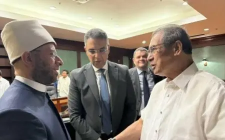 وزير الأوقاف يلتقي رئيس المحكمة العليا بالفلبين لدعم التعاون المشترك وتعزيز الشراكة القانونية