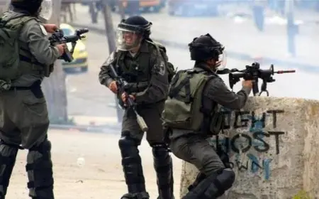 إصابة فلسطينيين بنيران الاحتلال الإسرائيلي في شرق غزة