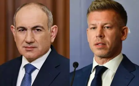 رئيس وزراء أرمينيا يهنئ بيتر ماجيار بفوزه الكبير في الانتخابات البرلمانية في المجر