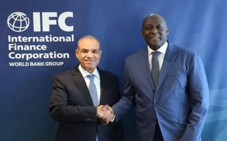 وزير الخارجية يناقش التعاون مع المدير التنفيذي لمؤسسة التمويل الدولية