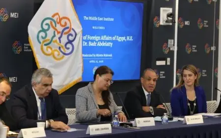 وزير الخارجية ينضم إلى مائدة مستديرة في معهد الشرق الأوسط بواشنطن لتعزيز التعاون الدولي