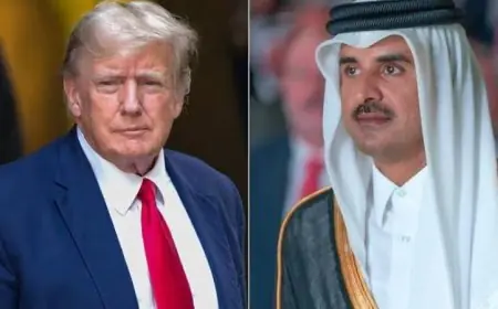 أمير قطر يناقش مع الرئيس الأمريكي سبل خفض التصعيد وتعزيز استقرار أسواق الطاقة