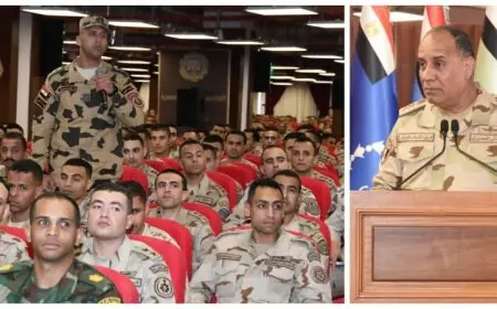 وزير الدفاع يلتقي طلاب الأكاديمية والكليات والمعاهد العسكرية لتعزيز التعاون العسكري