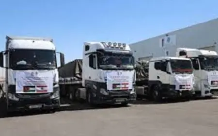 الأردن يقدم قافلة جديدة من المساعدات الإنسانية لدعم لبنان