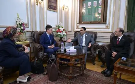 نائب رئيس جامعة القاهرة يتناول سبل تعزيز التعاون الأكاديمي مع جامعة نورث ويست الصينية