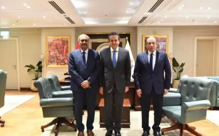 وزير الصحة يعقد اجتماعاً مع رئيس المنظمة العالمية للسكتة الدماغية لتعزيز التعاون الصحي