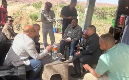 وزير الزراعة يأمر بتقديم الدعم الفوري للمتضررين من سيول وادي سعال في سانت كاترين