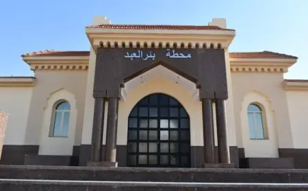 السكة الحديد تكشف عن جدول مواعيد تشغيل القطارات على خط القنطرة شرق بئر العبد