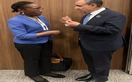 وزير الخارجية يلتقي برئيسة المجموعة الدولية للأزمات لمناقشة آخر التطورات الإقليمية