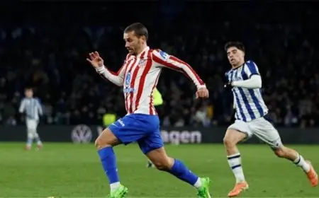 أتلتيكو مدريد يتحدى طموحات ريال سوسيداد في نهائي كأس ملك إسبانيا