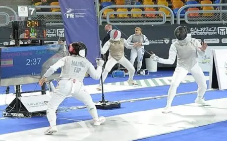 منافسات مثيرة للسيدات في بطولة كأس العالم لسلاح الشيش تنطلق بالقاهرة