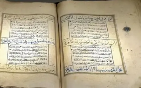 اكتشفوا المصحف المزخرف النادر من القرن الـ 13 الهجري في متحف القرآن الكريم بالسعودية