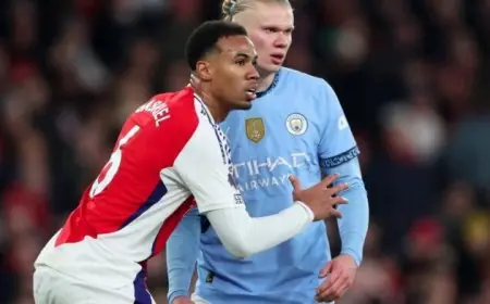 جابرييل يتألق في قمة مانشستر سيتي وأرسنال ويستعد لمواجهة هالاند