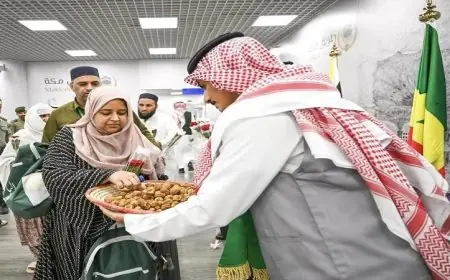 بدء وصول حجاج بيت الله الحرام إلى السعودية لأداء مناسك الحج