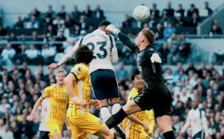 توتنهام يغرق في فخ التعادل مع برايتون ويقترب من مناطق الهبوط في الدوري الإنجليزي