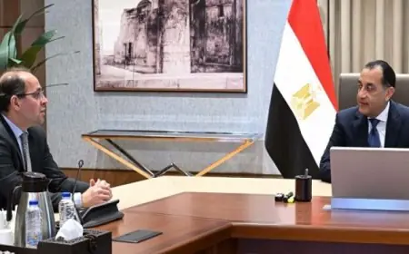 رئيس الوزراء يناقش مع وزير المالية أبرز نتائج اجتماعات صندوق النقد والبنك الدوليين في واشنطن