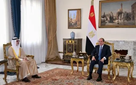 الرئيس السيسي يعبر عن دعم مصر القوي لأمن واستقرار الكويت