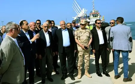 مدبولي يؤكد أن ميناء العريش يمثل بوابة هامة لشرق المتوسط ومحور رئيسي لتنمية سيناء