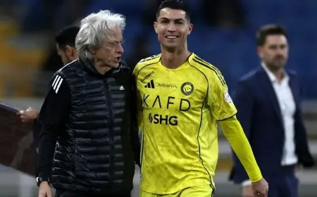 تشكيلة النصر للمباراة ضد الوصل كريستيانو رونالدو يشارك بشكل نادر