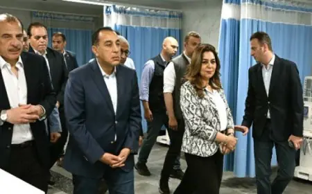 رئيس الوزراء يزور مبنى الغسيل الكلوي الجديد في مستشفى العريش العام لتحسين خدمات الصحة