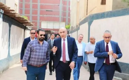 وزير التعليم يقوم بجولة تفقدية في مدارس المرج لمتابعة استعداداتها للعام الدراسي الجديد