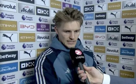 أوديجارد يؤكد القتال حتى النهاية من أجل لقب الدوري الإنجليزي