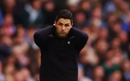 أرتيتا يؤكد إيمان فريقه بحسم لقب الدوري الإنجليزي رغم الهزيمة أمام مانشستر سيتي