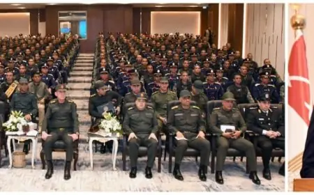 فيديو وصور حفل تخرج طلبة الشرطة في الأكاديمية العسكرية بعد دورة التعايش