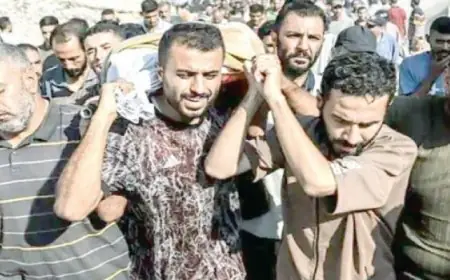 استشهاد فلسطيني وإصابات في صفوف المدنيين نتيجة الهجمات الإسرائيلية على غزة ونابلس