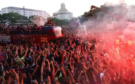 أعمال إصلاح تهدد احتفالات برشلونة بعد الفوز بلقب الدوري الإسباني