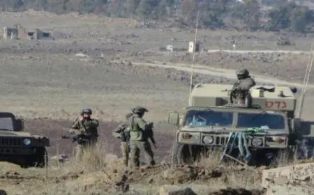 الاحتلال الإسرائيلي ينفذ توغلاً عسكرياً في قرية طرنجة شمال القنيطرة بسوريا