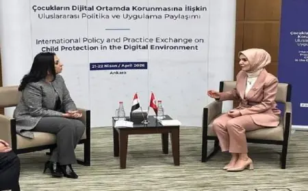 مايا مرسي تبحث تعزيز التعاون مع وزيرة الأسرة والخدمات الاجتماعية التركية