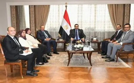 وزير الشباب والرياضة يناقش التعاون مع رئيس الجهاز المصري للملكية الفكرية