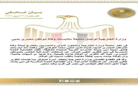 وزارة الخارجية المصرية تتابع تطورات قضية وفاة المواطن المصري في دبي