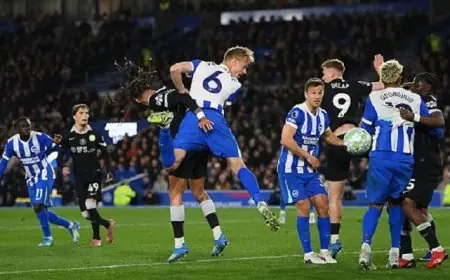 برايتون يحقق انتصارا ساحقا على تشيلسي بثلاثية ويستعيد المركز السادس في البريميرليج