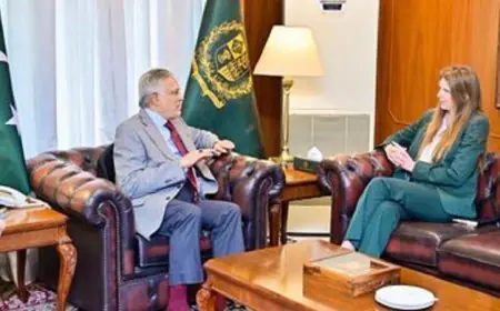 وزير الخارجية الباكستاني والمبعوثة البريطانية يستعرضان أحدث التطورات الإقليمية