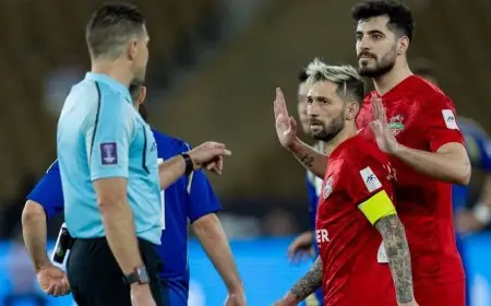 أزمة خطيرة في دوري أبطال آسيا للنخبة نتيجة رمية تماس