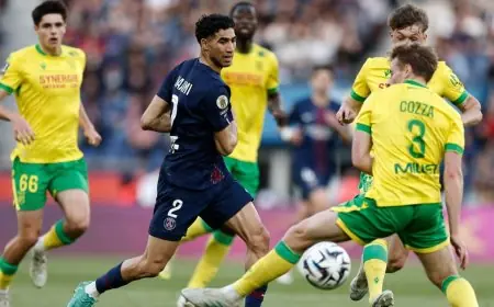 حكيمي يسجل 39 تمريرة حاسمة ويصبح المدافع الأكثر تأثيراً في تاريخ باريس سان جيرمان