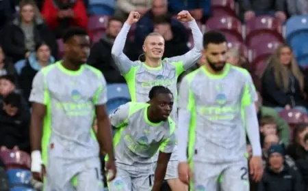 مانشستر سيتي يتغلب على بيرنلي ليقفز إلى صدارة الدوري الإنجليزي بدلاً من آرسنال فيديو