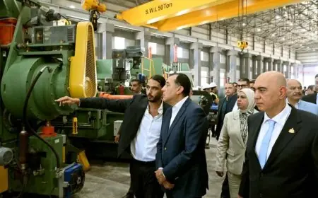 مدبولي يدشن مصنع جو ستيل لإنتاج المواسير الصلب باستثمارات 45 مليون دولار