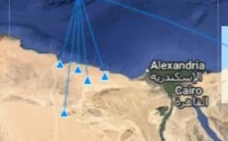 هزة أرضية قوية بقوة 5 درجات تضرب شمال مرسي مطروح على بعد 407 كيلومترات
