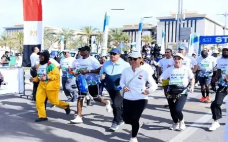 ماراثون رياضي في العاصمة الإدارية الجديدة بمناسبة الذكرى 200 لتأسيس أول وزارة للخارجية في مصر