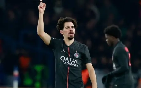 باريس سان جيرمان يعلن تفاصيل حالة فيتينيا ونونو مينديز قبل المواجهة المرتقبة ضد بايرن ميونيخ