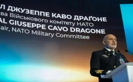 رئيس اللجنة العسكرية للناتو يؤكد على أن صمود أوكرانيا يعزز أمن أوروبا ويستدعي دعمًا مستدامًا
