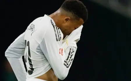 قلق في فرنسا بعد طلب كيليان مبابي تغيير نفسه في مباراة ريال مدريد وبيتيس