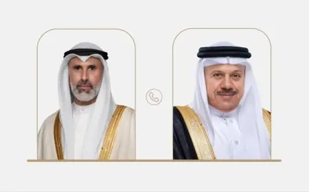 اجتماع وزيري خارجية البحرين والكويت لتعزيز أوجه التعاون المشترك