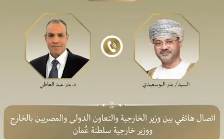 وزير الخارجية يبرز أهمية التعاون مع نظيره العماني لخفض التوترات في المنطقة
