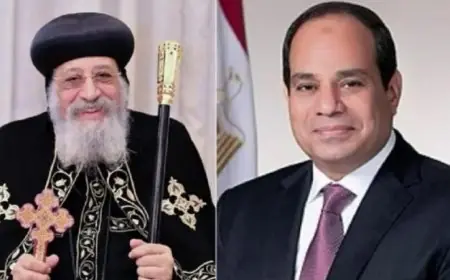 الكنيسة الأرثوذكسية تحتفل عيد تحرير سيناء مع الرئيس السيسي والمصريين