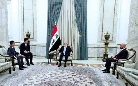رئيس العراق يعبر عن التزام بلاده بتعزيز العلاقات الاستراتيجية مع الصين